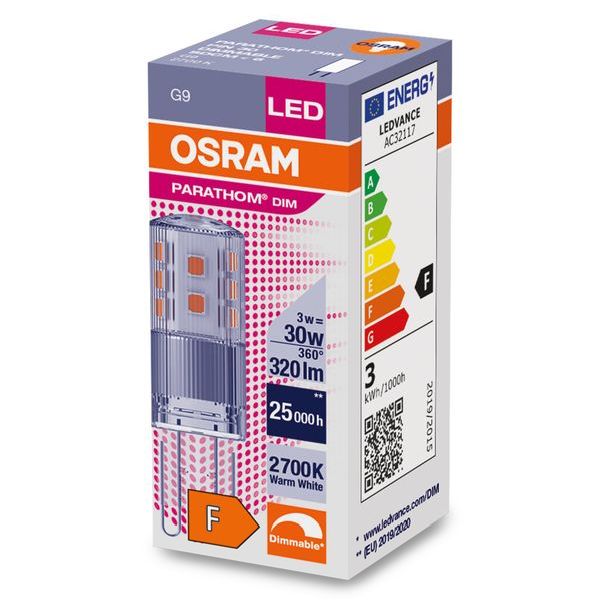 G9 LED Osram Pharatom 3W klein, mini, kompakt