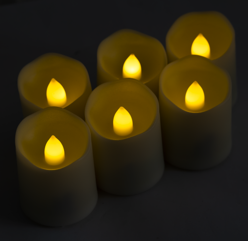 Funk warmweiss LED Kerzen mit Fernbedienung