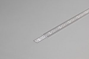 6x LED-Aluprofil V-Form – 1m, Schwarz, Mit Milchglasabdeckung, Für 12mm LED-Streifen, Inkl. Montagezubehör
