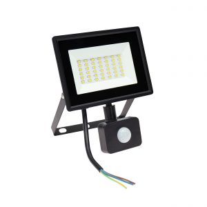 LED Fluter 30W mit Bewegungsmelder schwarz Spectrum