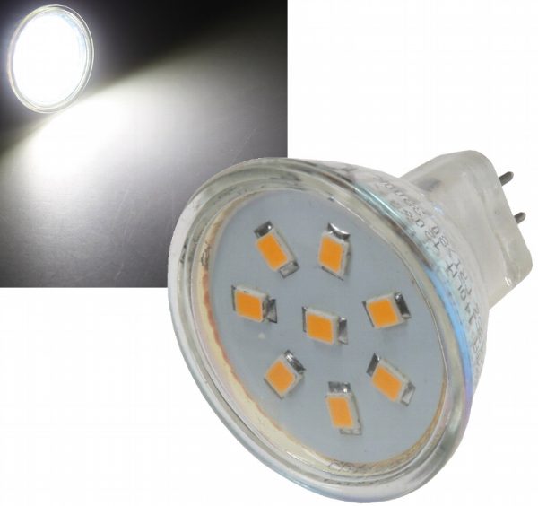 MR11 GU4 12V LED 2W = 160 Lumen