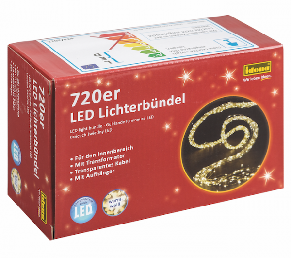 7m LED Lichterkette warmweiss