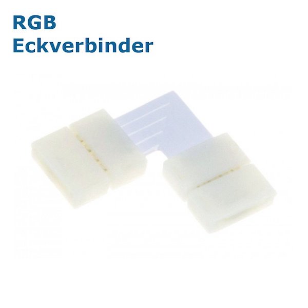 Eck-Verbuinder 4-PIN Winkel 90° für RGB LED Streifen RGB Eckstück 