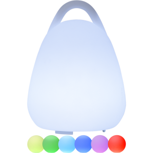 LED Lampe in wechselnden Lichtfarben RGB und weiß