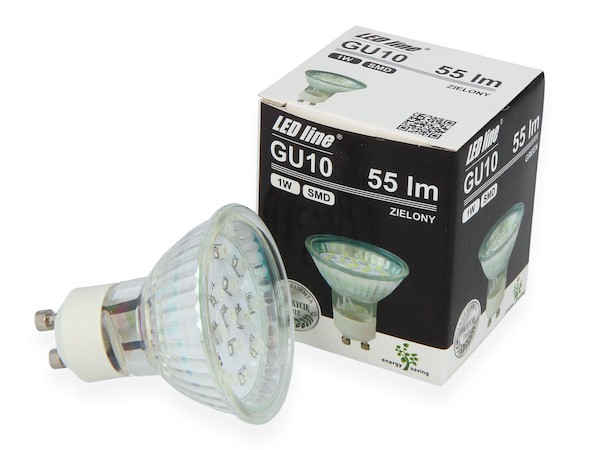 LED Strahler grün GU10 230V