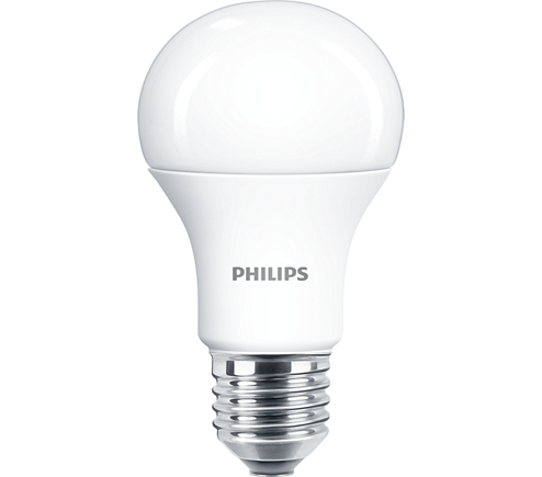 4 x PHILIPS LED-Lampe E27 9W Warmweiß LED Glühbirne wie 60W 