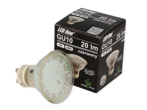 LED Strahler rot GU10 230V
