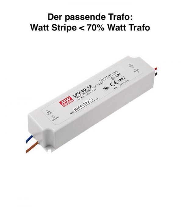 Passenden LED Trafo DC auswählen