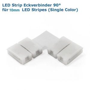 Eckverbinder 90° für 10mm breite LED Stripes