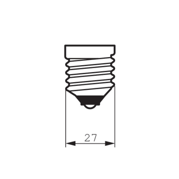 E27 LED Birne Glas 5W = 40W neutralweiß