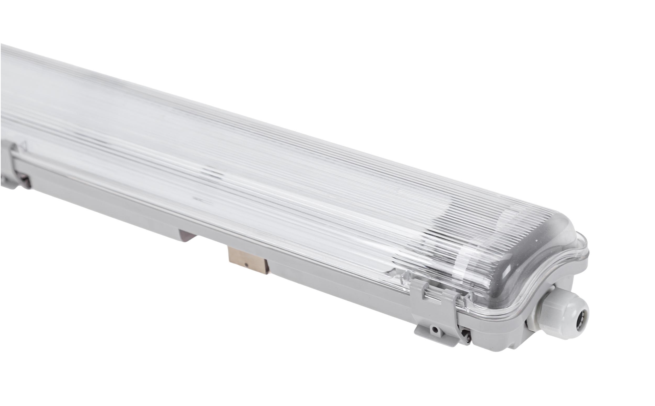 proventa® LED-Feuchtraumleuchte 120 cm je 2 LED-Röhren IP65 Sparset 2 Stück 