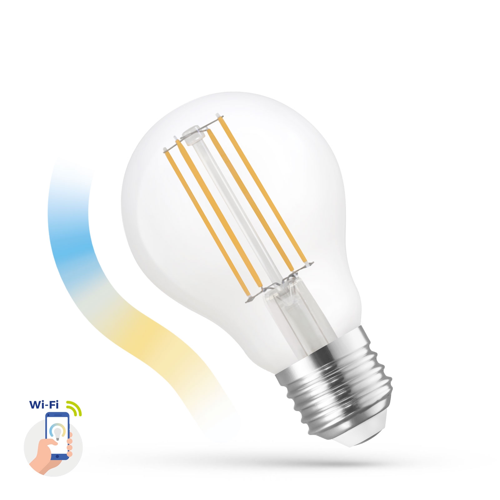 Spectrum® Smart Home LED Leuchtmittel dimmbar, Sockel E27, Winkel