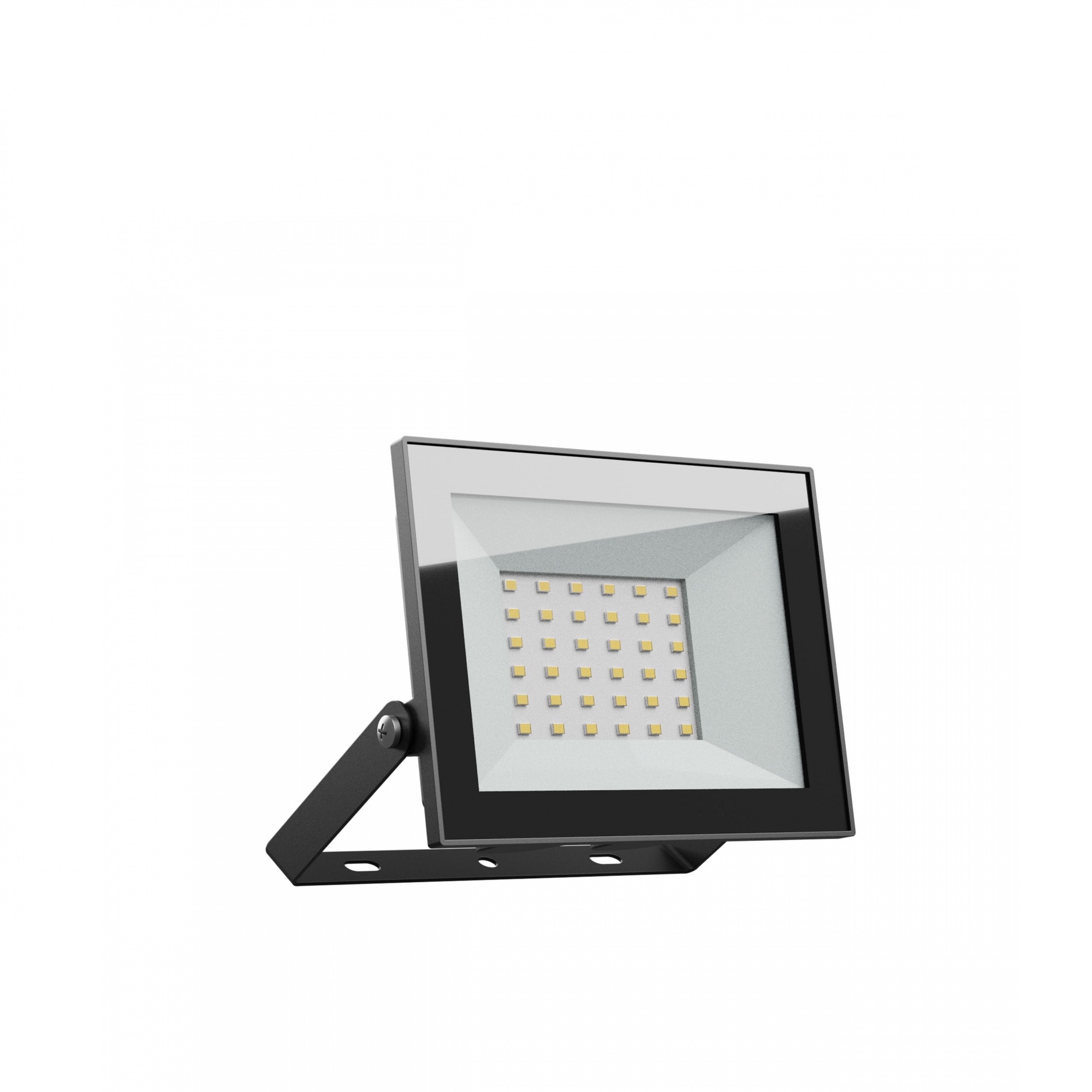 SpectrumLED® LED Fluter, Strahler, Scheinwerfer 30 Watt Gehäuse schwarz Schutzklasse IP65 IK07 mit Alugehäuse 2500 Lumen 6000K weiß / kaltweiß